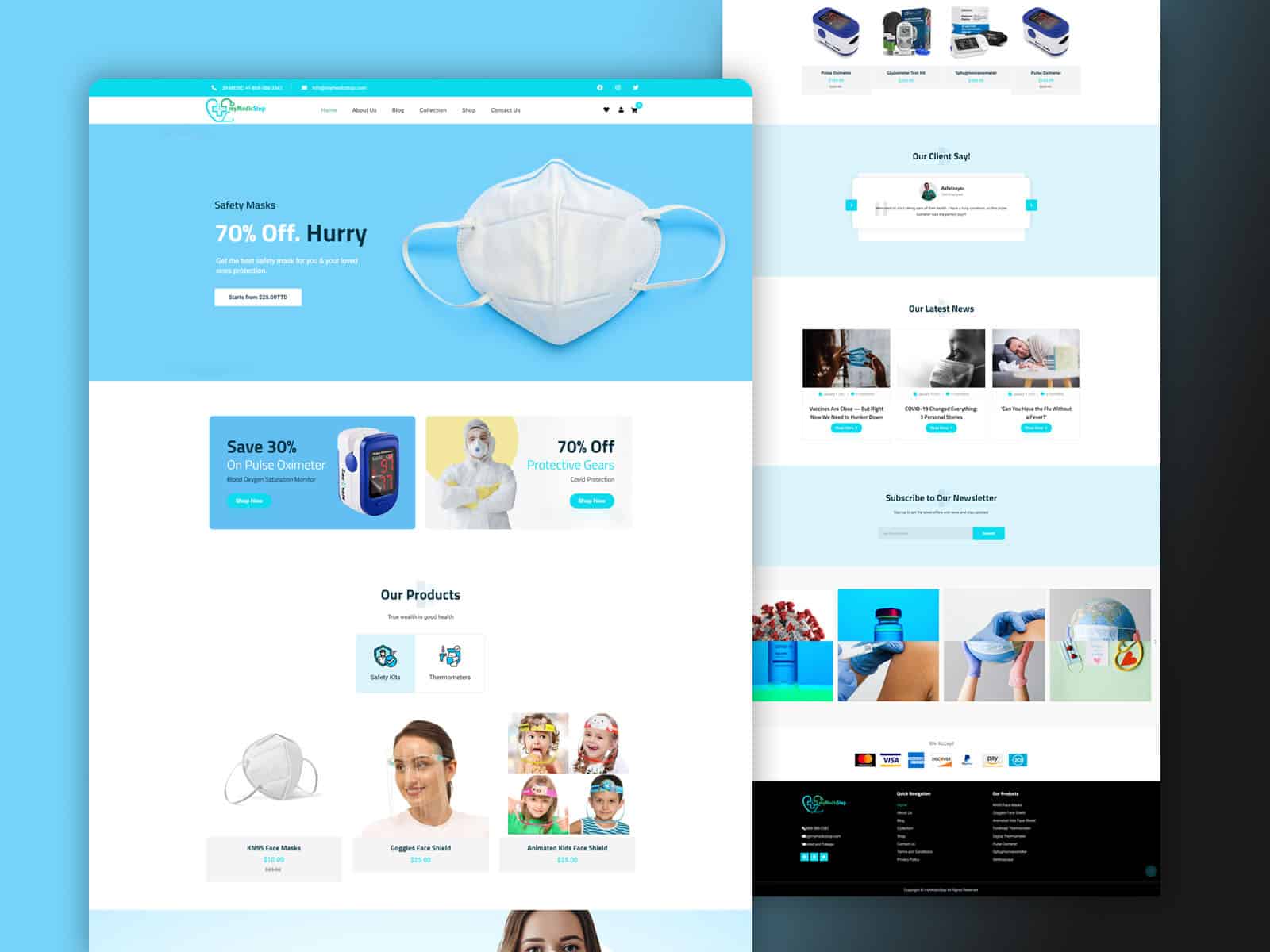 Medical Store Website Design